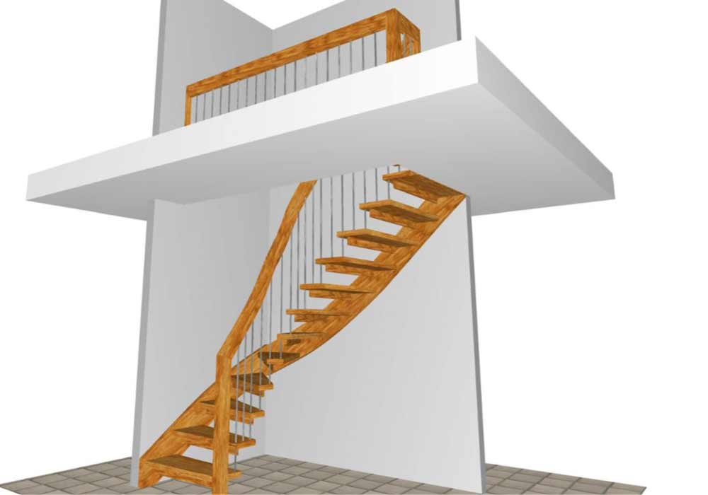 Cantilevered stair Leicester
