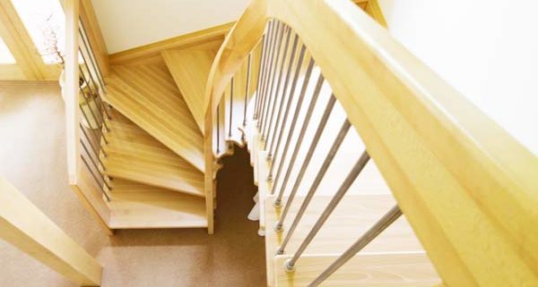 Ash-stair-with-curved-handrail