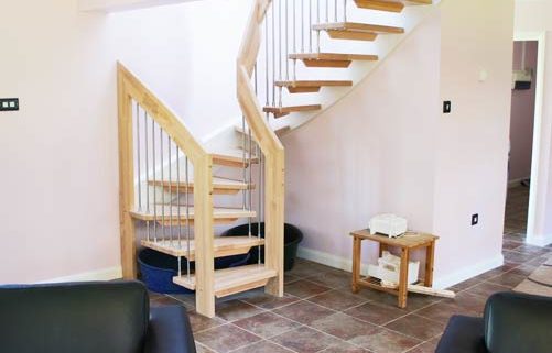 Open Beech Staircase