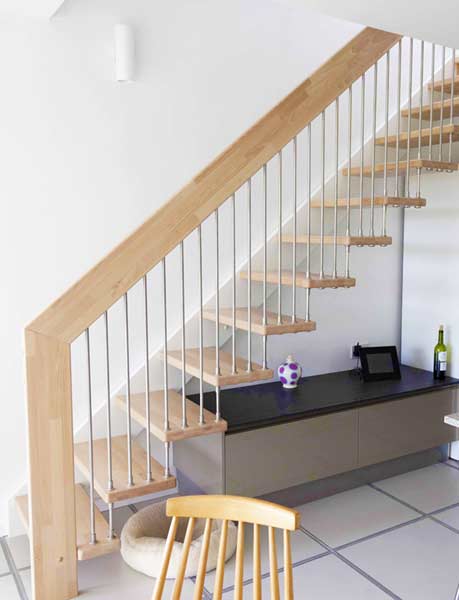 Open Beech Staircase