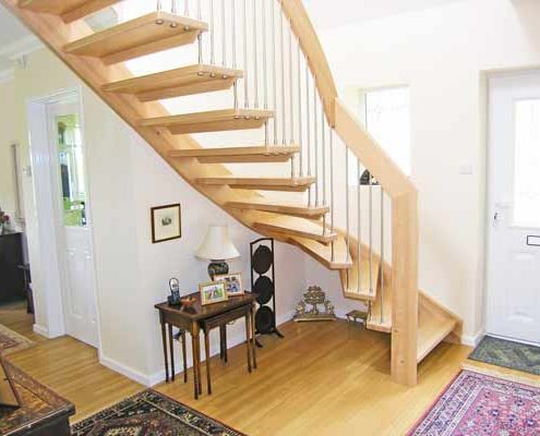 beech Quarter turn Staircase