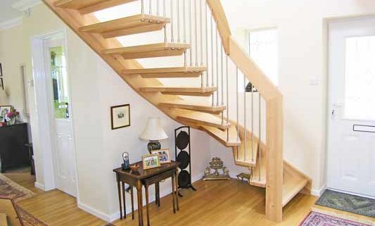 beech Quarter turn Staircase