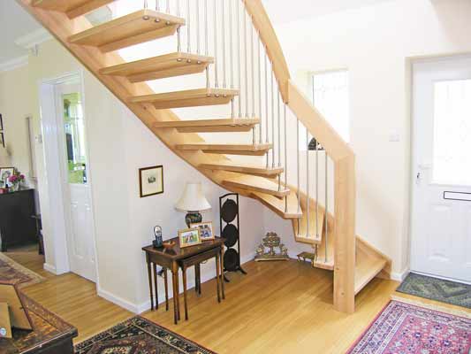 beech Quarter turn Staircase