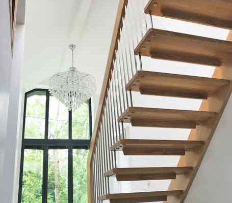 Oak Straight Flight Stair