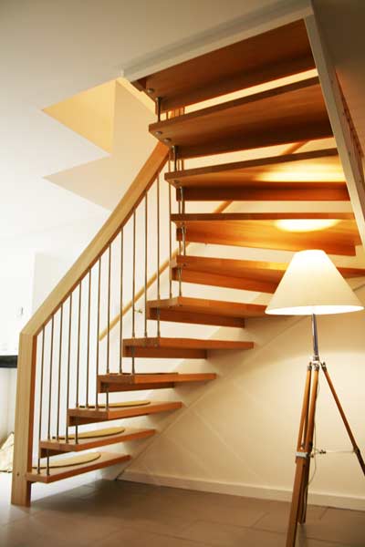 Open Oak Stair