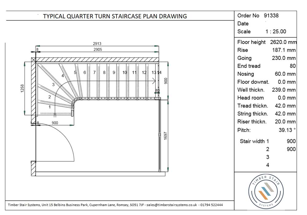 Quarter-Turn-Staircase-Drawing