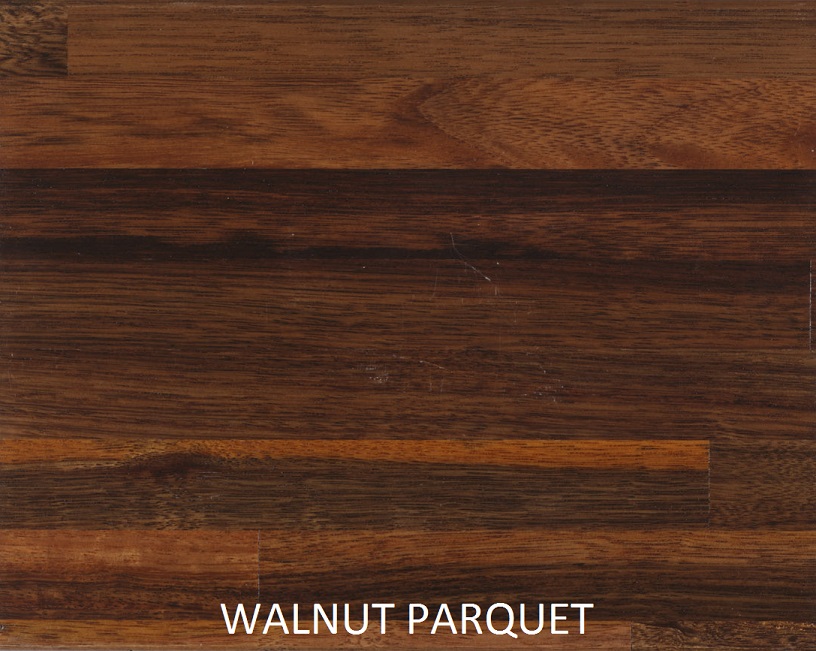 Walnut Parquet wood Staircase