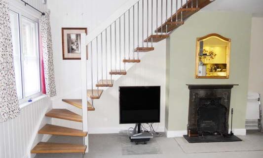 White-handrail